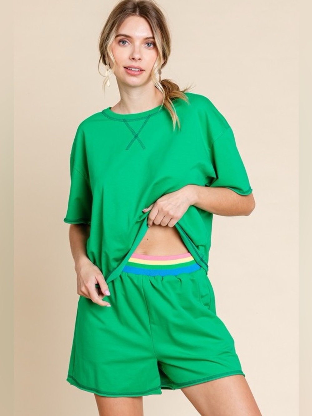 Jodifil Boutique Green 2-Piece Lounge Set